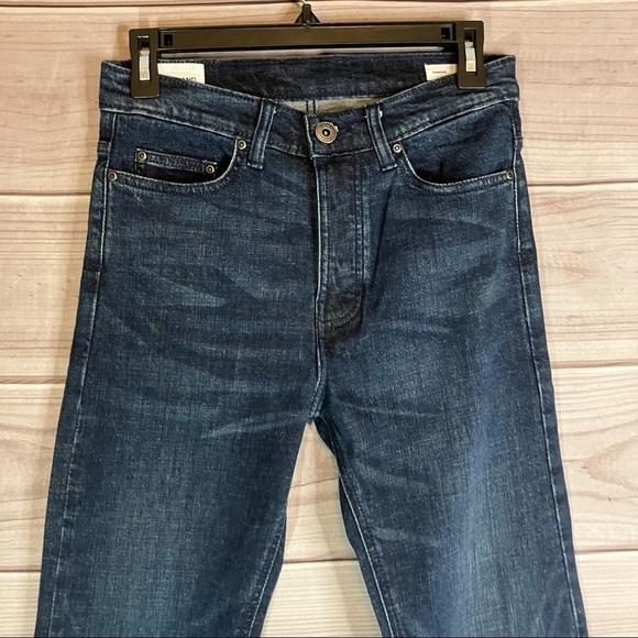 OUTLAND Denim Ranger Slim Tapered Jeans In Bondi Blue - Picture 4 of 13